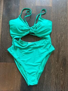 Gianni Bini Teal One Piece Swimsuit